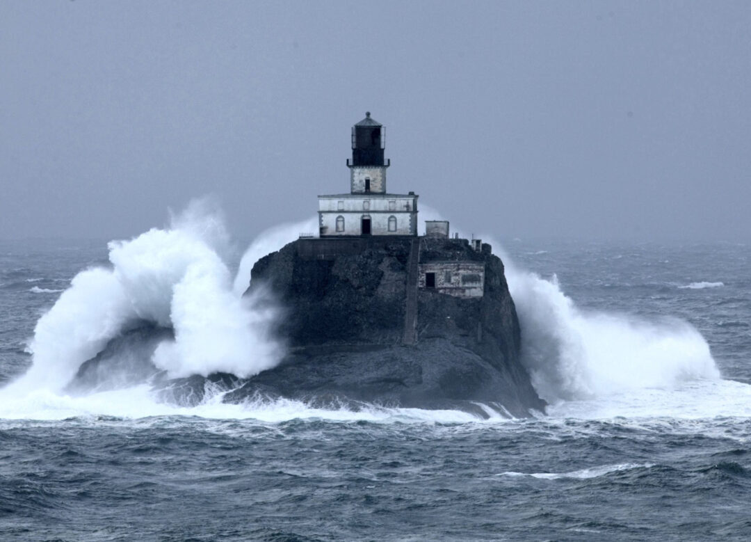 Tillamook rock lighthouse in April, 2010
